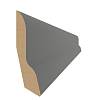 Плинтус MDF AGT SPR-5030 726 Тёмно-серый шёлк 2800х60х9 мм (уп.18 шт.) - small