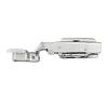 Петля Clip-On, 105°,  накладная, с доводчиком, никель, 3D Muller Profi Line, купить - фото №2 - small