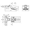 Петля Clip-On, 105°, внутренняя, с доводчиком, никель, 3D Muller Profi Line, в Украине - фото №4 - small