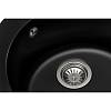 Мийка VITORIA black shine (D=510mm.) граніт Granado, недорого - фото №3 - small