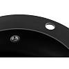 Мийка VITORIA black shine (D=510mm.) граніт Granado, в Украине - фото №4 - small
