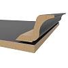 Карниз МДФ AGT MP-2445-R 3023 Тёмно-серый supramat 2800x97x30mm - small
