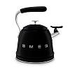 Чайник зі свистком WKF01BL чорний Smeg (50'S RETRO STYLE), недорого - фото №3 - small