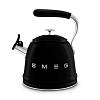 Чайник зі свистком WKF01BL чорний Smeg (50'S RETRO STYLE) - small