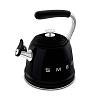 Чайник зі свистком WKF01BL чорний Smeg (50'S RETRO STYLE), фото - фото №5 - small