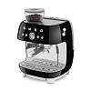 Кавоварка еспресо з EGF03BLMEU вбудованою кавомолкою чорний матовий Smeg (50'S RETRO STYLE), от производителя - фото №9 - small