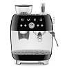 Кавоварка еспресо з EGF03BLMEU вбудованою кавомолкою чорний матовий Smeg (50'S RETRO STYLE) - small