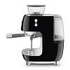 Кавоварка еспресо з EGF03BLMEU вбудованою кавомолкою чорний матовий Smeg (50'S RETRO STYLE), купить - фото №2 - small