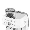 Кавоварка еспресо з EGF03WHEU вбудованою кавомолкою білий Smeg (50'S RETRO STYLE), заказать - фото №7 - small