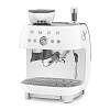 Кавоварка еспресо з EGF03WHEU вбудованою кавомолкою білий Smeg (50'S RETRO STYLE), в Украине - фото №4 - small