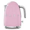Чайник електричний KLF03PKEU 1,7л рожевий Smeg (50'S RETRO STYLE) - small