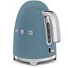 Чайник електричний KLF03SBMEU 1,7л блакитний шторм матовий Smeg (50'S RETRO STYLE), фото - фото №5 - small