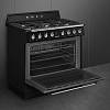 Варильний центр TR90GMBL 90 см чорний Smeg (VICTORIA), в Україні - фото №4 - small