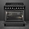 Варильний центр TR90GPBL 90 см чорний Smeg (VICTORIA), недорого - фото №3 - small