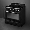 Варильний центр TR90IMBL 90 см чорний Smeg (VICTORIA), купити - фото №2 - small