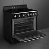 Варильний центр TR90IPBL 90 см чорний Smeg (VICTORIA), в Україні - фото №4 - small