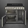 Варильний центр TR93IP2 90 см кремовий Smeg (VICTORIA), недорого - фото №3 - small