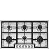 Газова варильна поверхня PGF962 нержавіюча сталь 87 см Smeg (CLASSICA) - small
