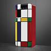 Холодильник однодверний FAB28RDMC6 різнокольоровий Smeg (50'S RETRO STYLE), недорого - фото №3 - small