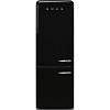Комбінований холодильник FAB38LBL6 70 см чорний Smeg (50'S RETRO STYLE) - small