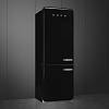 Комбінований холодильник FAB38LBL6 70 см чорний Smeg (50'S RETRO STYLE), в Украине - фото №4 - small