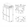 Холодильник 4-дверний Side-by-Side FQI48KD 84 см Smeg (UNIVERSAL), цена - фото №6 - small