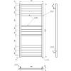 Рушникосушка Tristar Flat Genesis AQUA, фото - фото №5 - small