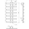 Рушникосушка Symmetry Genesis AQUA, недорого - фото №3 - small