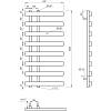 Рушникосушка Split 800x500 Genesis AQUA, цена - фото №6 - small