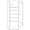 Рушникосушка Bianco 1400х530 Genesis AQUA, недорого - фото №3 - small