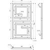 Рушникосушка Labyrinth 1000x530 Genesis AQUA, в Україні - фото №4 - small