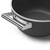 Каструля CSF2412BLM 24 см, з кришкою, керамічне покриття, чорний матовий Smeg (50'S RETRO STYLE), фото - фото №5 - small