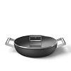 Сковорідка DPF2812BLM 28 см, кришка, керамічне покриття, чорний мат Smeg (50'S RETRO STYLE), цена - фото №6 - small