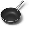 Сковорідка WOK WOF3002BLM 30 см, керамічне покриття, чорний матовий Smeg (50'S RETRO STYLE), замовити - фото №7 - small