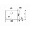 Мийка MRG 110-52 Фраграніт сахара і подрібнювач харч. відходів SLIM 50 Franke (125.0763.933) - small