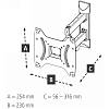 Кріплення ТВ поворотне TV-WB, AR-2, 19-48
