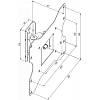 Кріплення ТВ поворотне Simpler 25ET 22-43