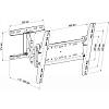 Кріплення ТВ поворотне Simpler 48ET 40-65