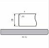 Столешница Luxeform L9940/R3-1 U Дуб Сонома 3050х600х28мм, купить - фото №2 - small