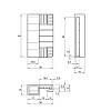 Адаптер для TopSide L=144мм, Atira серебро (9194657) Hettich, недорого - фото №3 - small