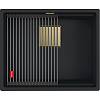 Мийка з сифоном граніт KNG 110-52 Gold Edition чорний матовий (мпс) Franke  (125.0755.503) - small