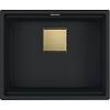 Мийка з сифоном граніт KNG 110-52 Gold Edition чорний матовий (мпс) Franke  (125.0755.503), купить - фото №2 - small