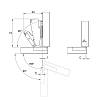 Петля Clip-On, 165°, трансформер, с доводчиком, никель, 3D Muller Profi Line, заказать - фото №7 - small