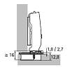 Адаптер для зменшення глибини чашки Sensys 1,8 мм (907359500) Hettich, купити - фото №2 - small