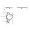 Адаптер для уменьшения глубины чашки Sensys 1,8мм (907359500) Hettich, недорого - фото №3 - small