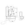 Петля Clip-on, 165°, Sensys 8657, накладная, без доводчика, трансформер, никель (9094466) Hettich, фото - фото №5 - small
