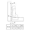 Петля Clip-on, 110°, Sensys 8675, внутр., без пруж., никель (9073664) Hettich, заказать - фото №7 - small
