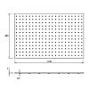 Дно з перфорацією 1200 мм W=1140 L=480 (DP.1140.480) Тік - small