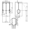 Гардеробний ліфт (пантограф) 450-600мм 12 кг білий Muller, купити - фото №2 - small