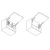 Комплект заглушок антрацит для FREE FLAP 3.15 Hafele, недорого - фото №3 - small